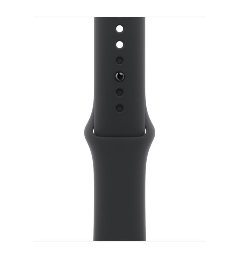 Watch Silicone Watch Band Compatible with Apple Watch 38mm 40mm 41mm – Soft Sport Replacement Strap for Apple Watch Series SE, Series 9/8/7/6/5/4 – Black - Image 2